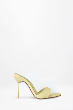 NAOMI YELLOW MULE SANDALS