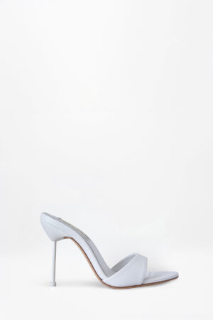 NAOMI WHITE MULE SANDALS